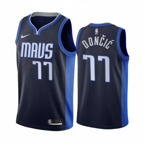 Dallas Mavericks Trikot Luka Doncic 77 2020-21 Earned Edition Swingman - Herren